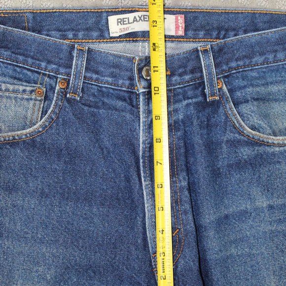 Levi's 550 Relaxed Fit Blue Jeans 36x30 - Picture 5 of 8